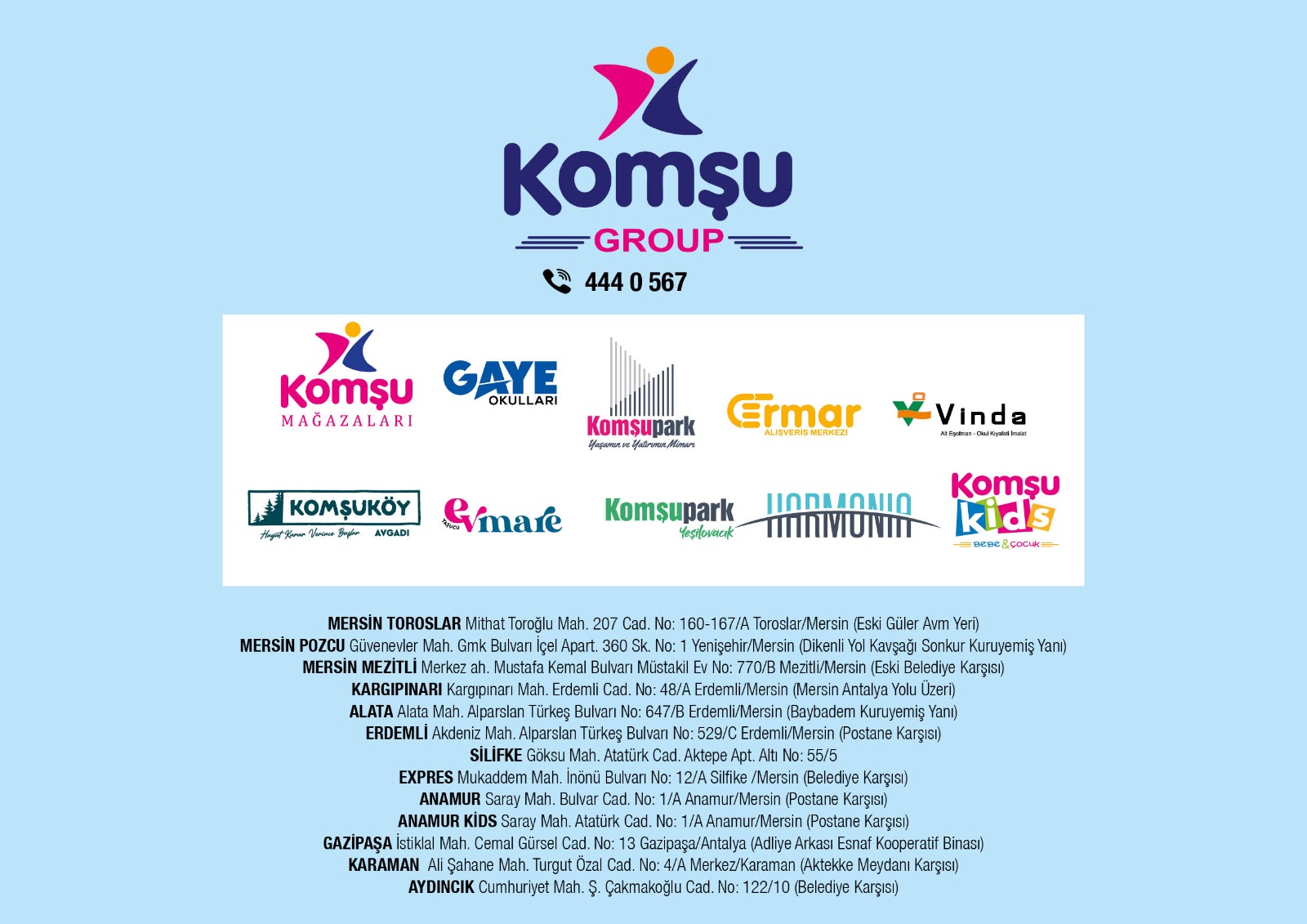 Komşu Group - Mağaza Zinciri